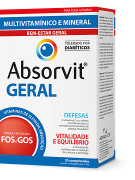 Absorvit GERAL Comprimidos  x30 Comprimidos