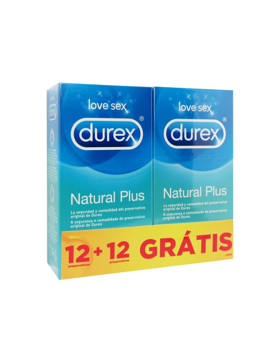 Durex Natural Plus Preservativo 2 x 12 Unidade(s) com Oferta de 2ª Embalagem
