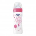 Chicco Biberão Benessere Rosa 4M+  330ml