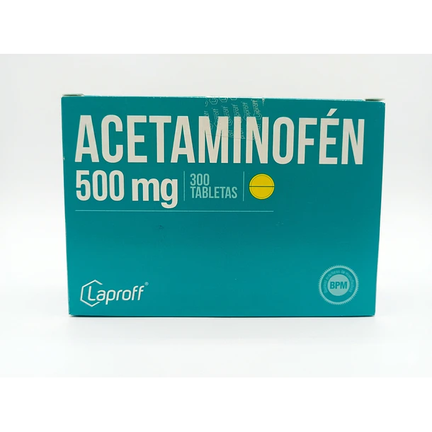 Acetaminofen 500mg blister x 10tab
