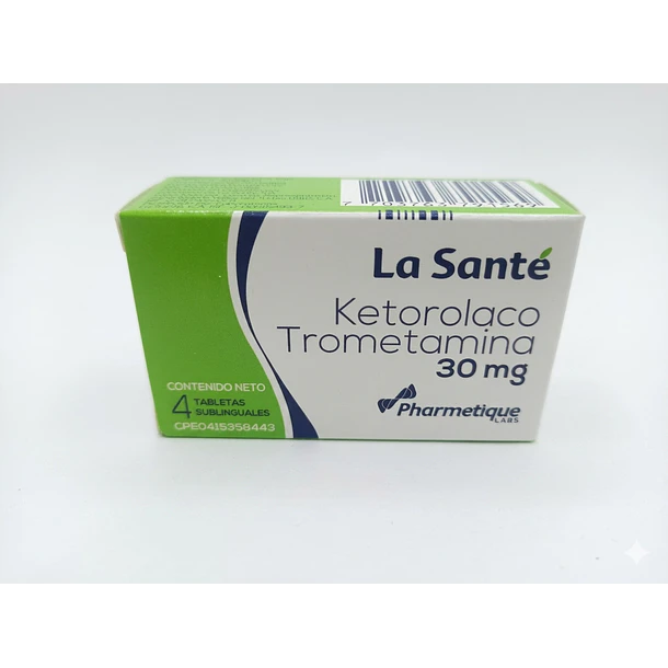 Ketorolaco 30mg x 4tab sublinguales