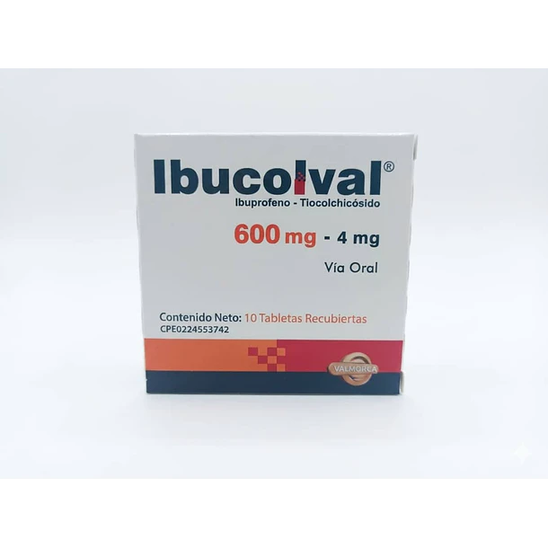 Ibucolval 600mg-4mg x 10tab