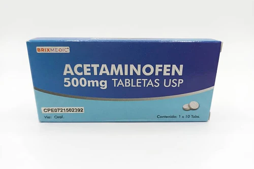 Acetaminofen 500mg x 10tab