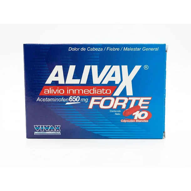 Alivax Forte 650mg x 10caps