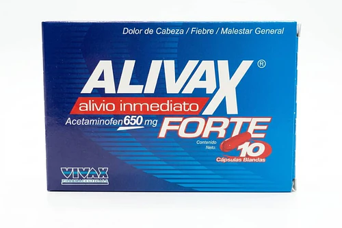 Alivax Forte 650mg x 10caps