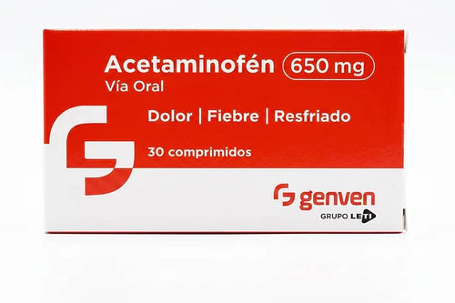 Acetaminofen 650mg x 30 comp