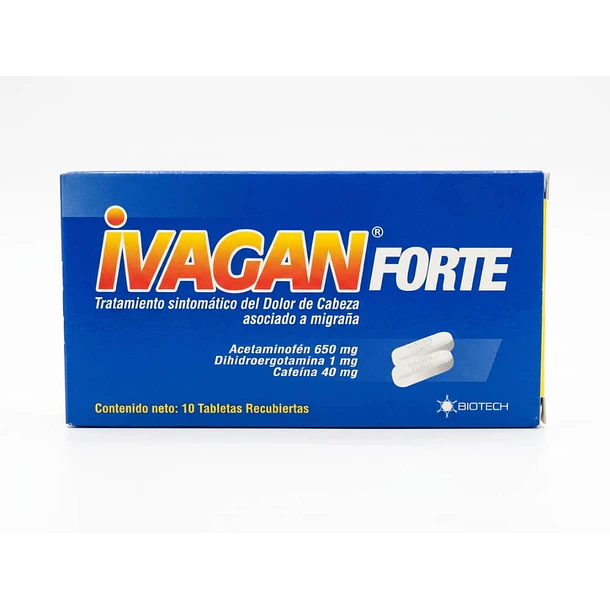 Ivagan Forte 650mg-1mg-40mg x 10tab