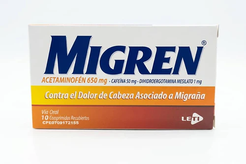 Migren 650mg-50mg-1mg x 10comp