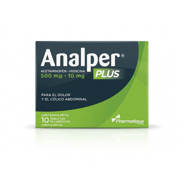 Analper Plus 500mg-10mg x 10 tab