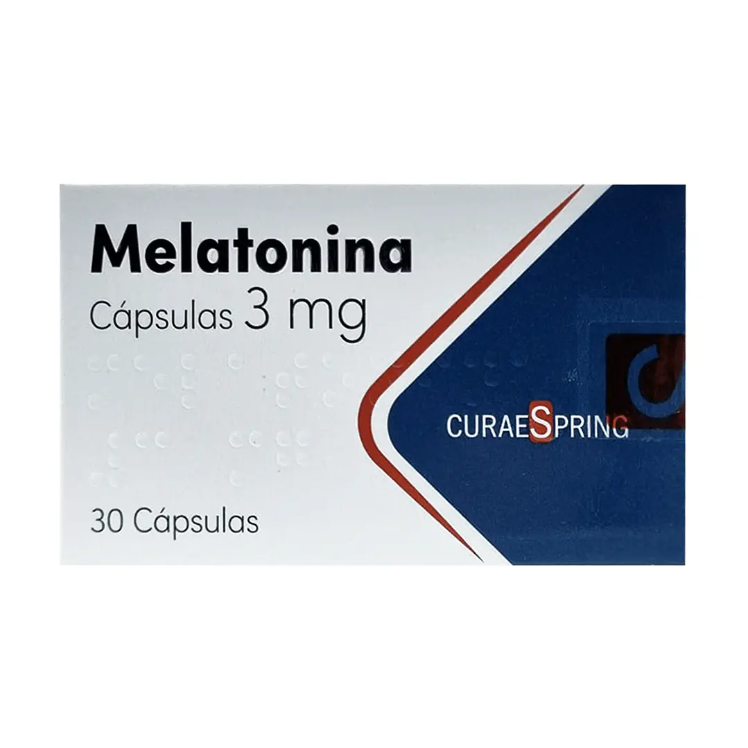 Melatonina 3 mg CuraeSpring Lab x 30 Cápsulas 1