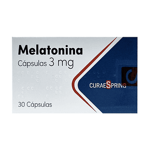 Melatonina 3 mg CuraeSpring Lab x 30 Cápsulas
