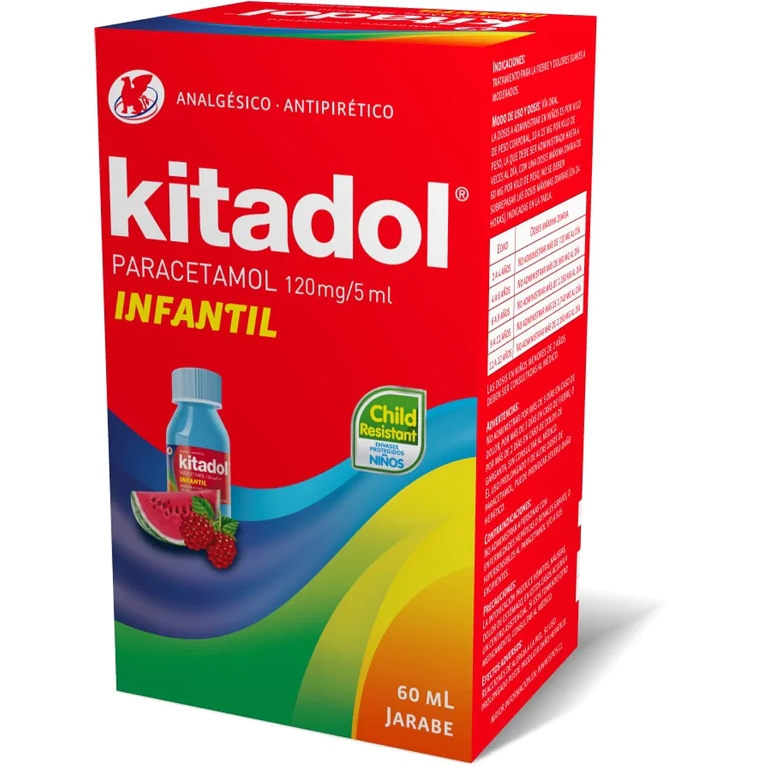 Kitadol infantil jarabe 120 mg/5ml x 100 ml 1