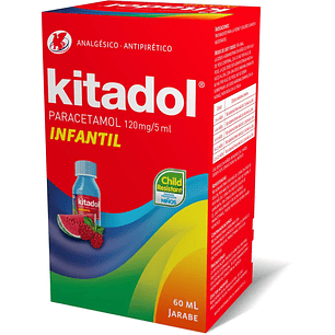 Kitadol infantil jarabe 120 mg/5ml x 100 ml
