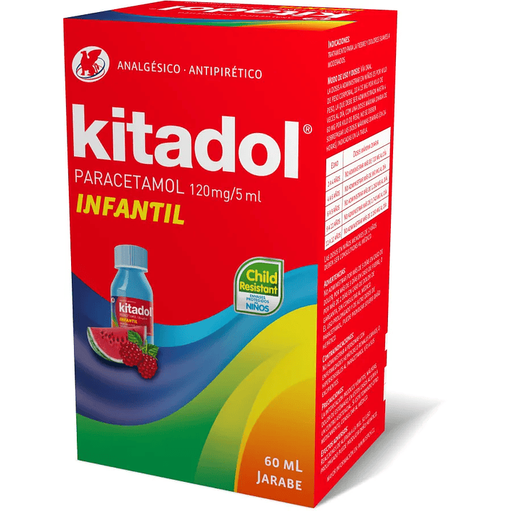 Kitadol infantil jarabe 120 mg/5ml x 100 ml 1