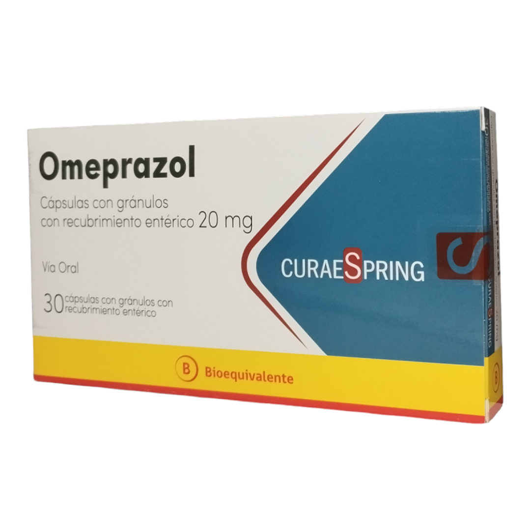 Omeprazol 20 mg CuraeSpring x 30 cápsulas 1