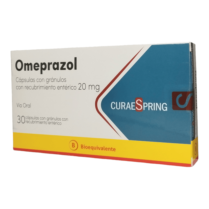 Omeprazol 20 mg CuraeSpring x 30 cápsulas 1