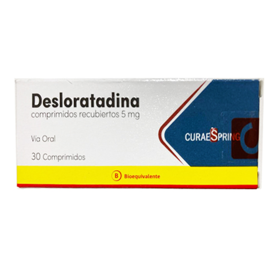 Desloratadina 5 mg CuraeSpring x 30 comprimidos 1