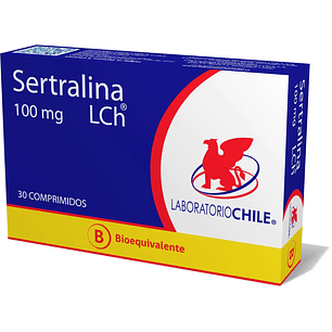 Sertralina 100 mg Lab Chile x 30 comprimidos