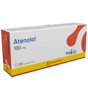 Atenolol 100 mg Mintlab x 20 comprimidos