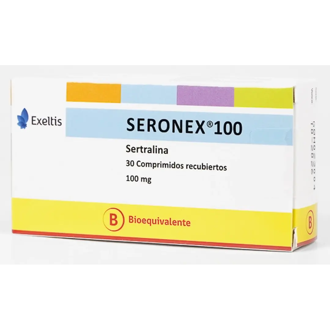 Seronex 100 mg Exeltis x 30 comprimidos recubiertos 1