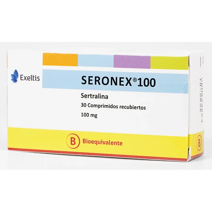 Seronex 100 mg Exeltis x 30 comprimidos recubiertos 1