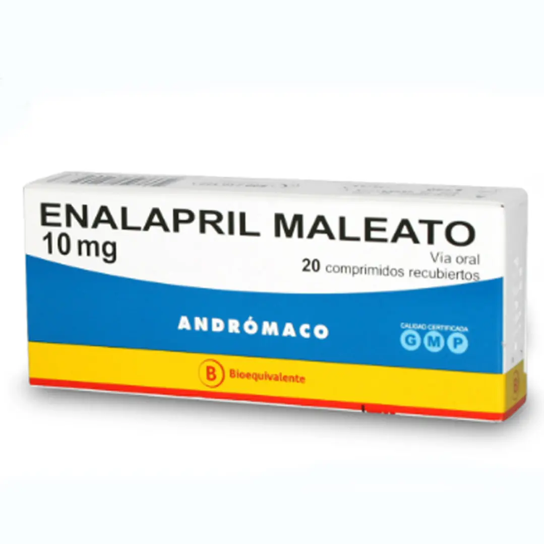 Enalapril 10 mg x 20 comprimidos Andrómaco 1