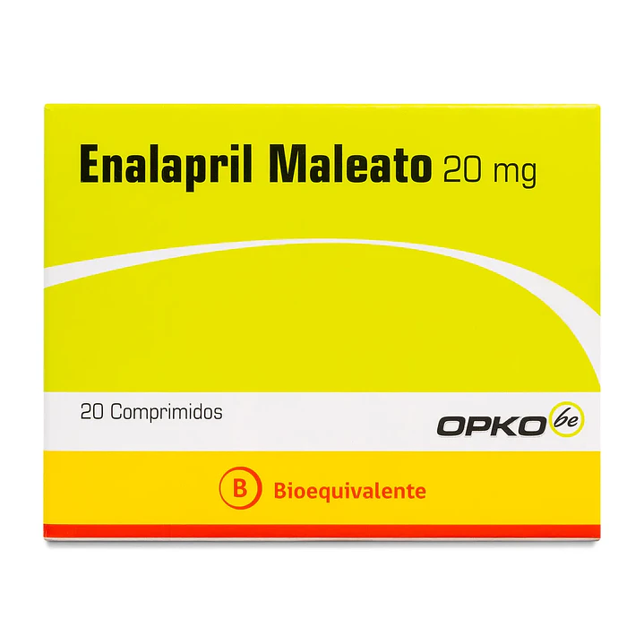 Enalapril maleato 20 mg x 20 comprimidos Opko 1