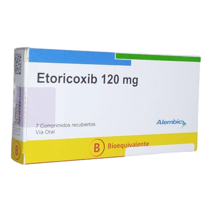 Etoricoxib 120 mg Alembic x 7 comprimidos recubiertos 1