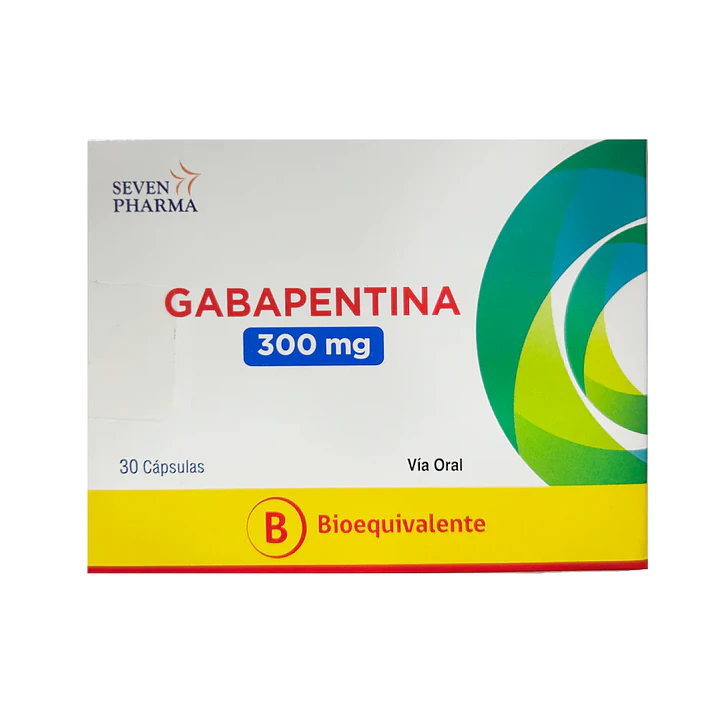 Gabapentina 300 mg Seven Pharma x 30 cápsulas 1