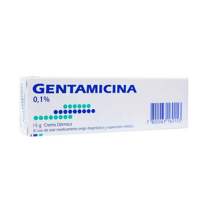 Gentamicina 0.1% x 15 g Crema Dérmica Mintlab 1