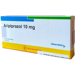 Aripiprazol 10 mg Alembic x 30 comprimidos