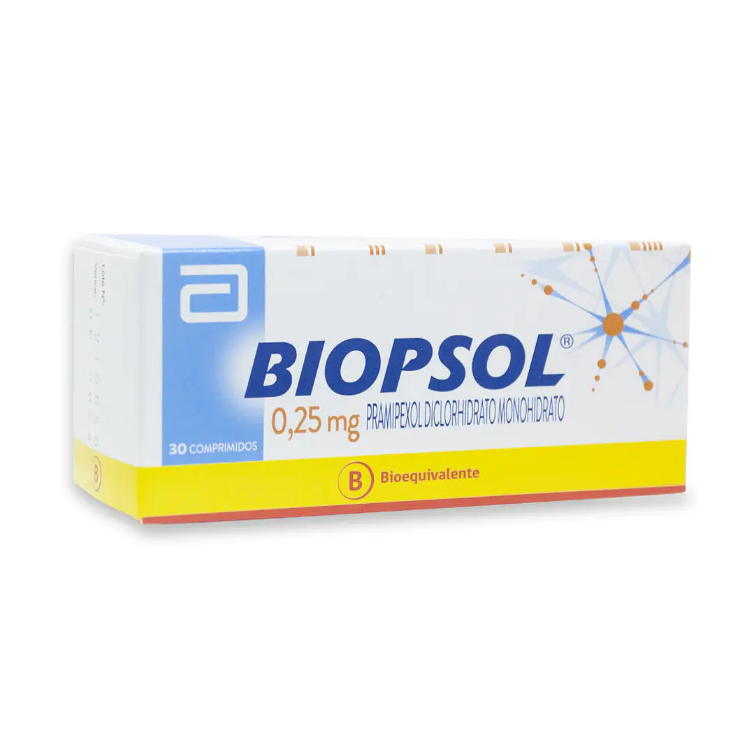 Biopsol 0.25 mg x 30 comp Pramipexol 1