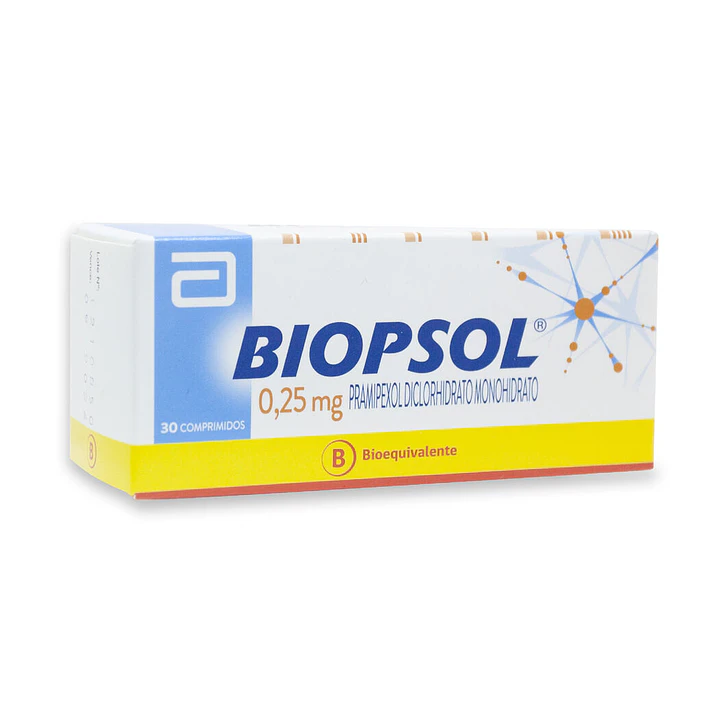 Biopsol 0.25 mg x 30 comp Pramipexol 1