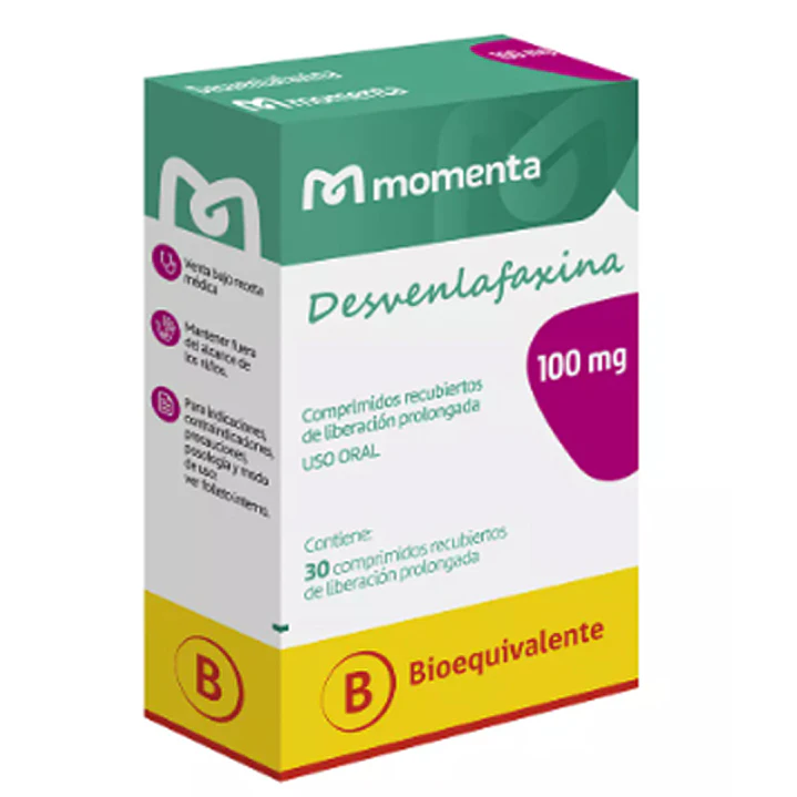 Desvenlafaxina 100 mg x 30 comprimidos recubiertos LP 1