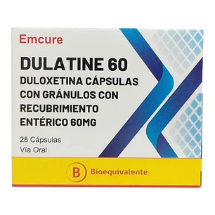 Dulatine 60 mg x 28 cápsulas con gránulos con recubrimiento entérico