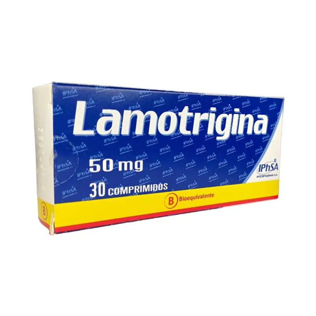 Lamotrigina 50 mg x 30 comprimidos IPhSa 1