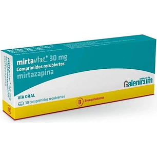 Mirtavitae 30 mg x 30 comprimidos recubiertos