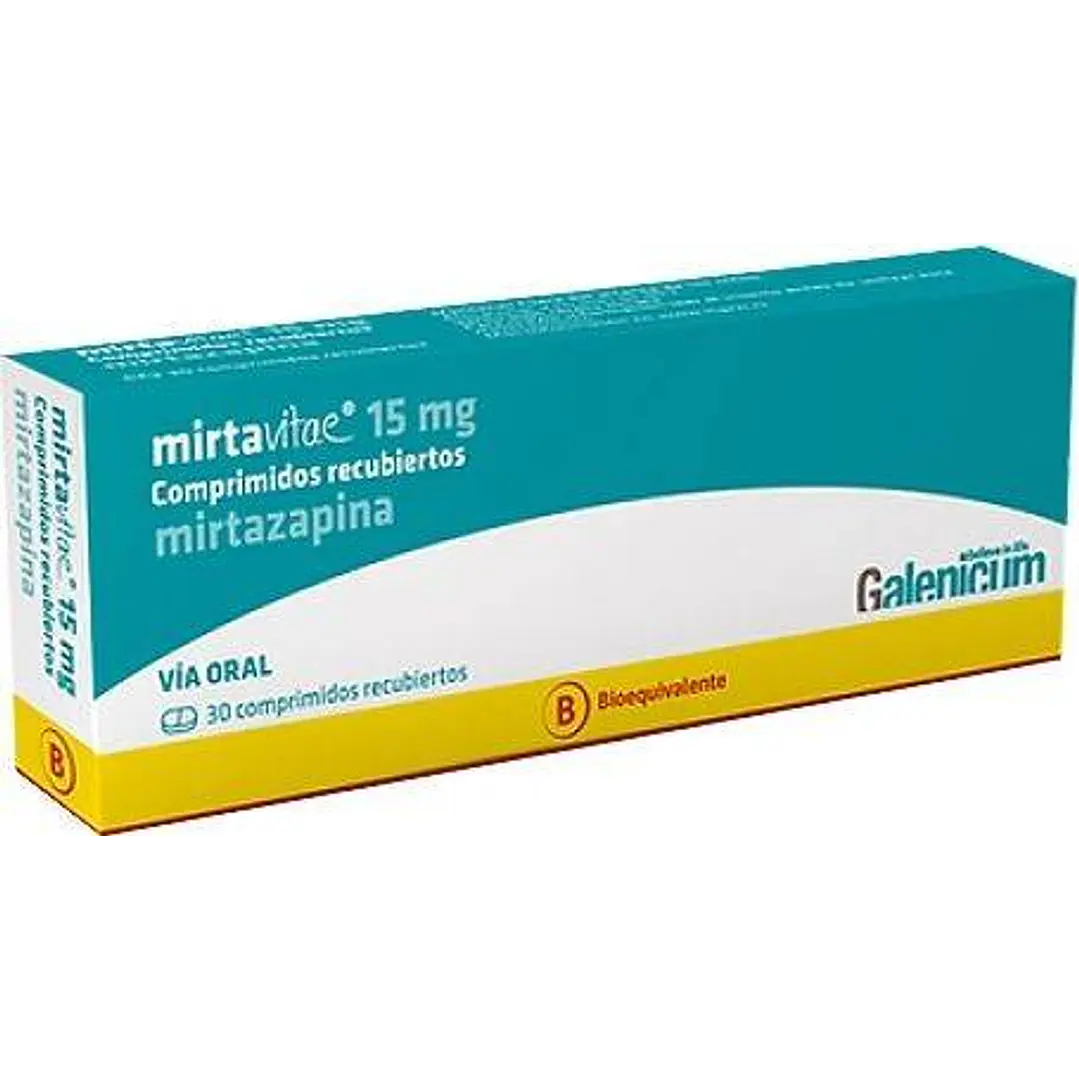 Mirtavitae 15 mg x 30 comprimidos recubiertos 1