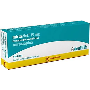 Mirtavitae 15 mg x 30 comprimidos recubiertos