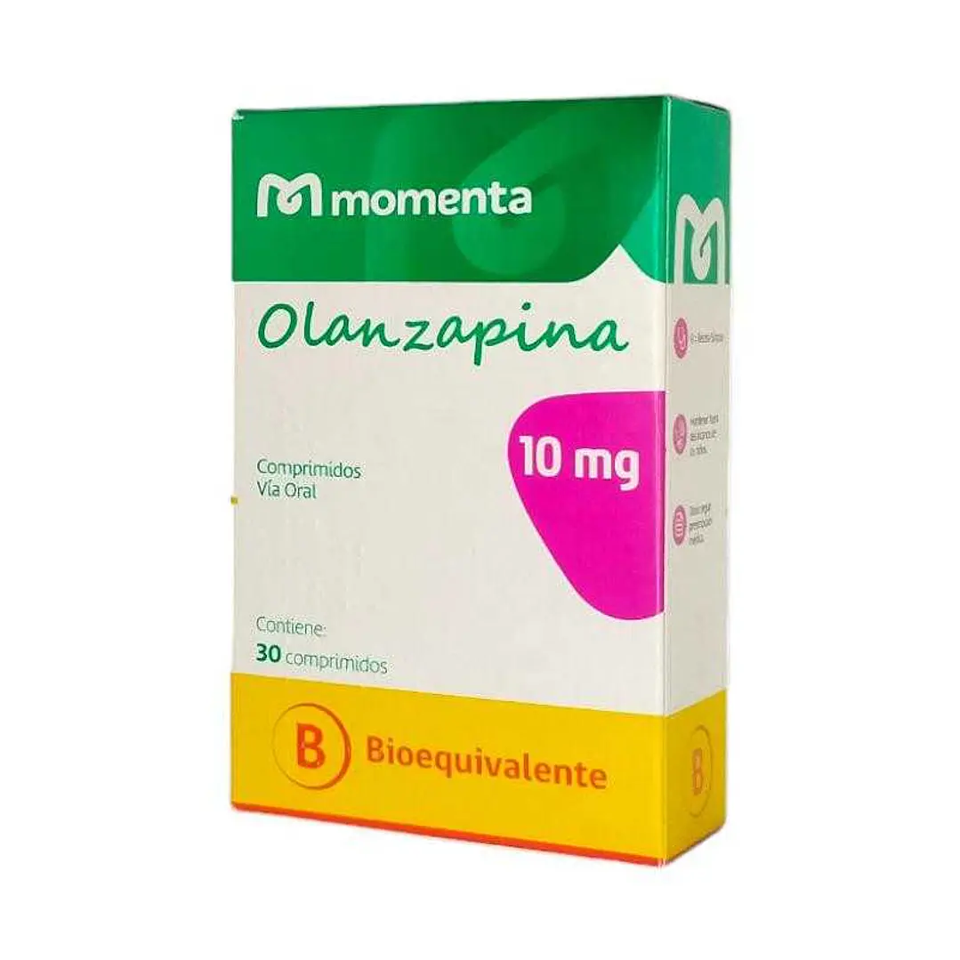 Olanzapina 10 mg x 30 comprimidos  1