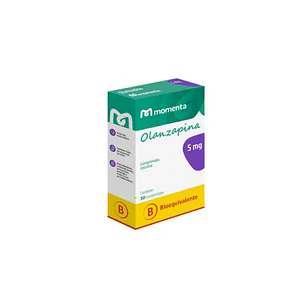 Olanzapina 5 mg x 30 comprimidos 