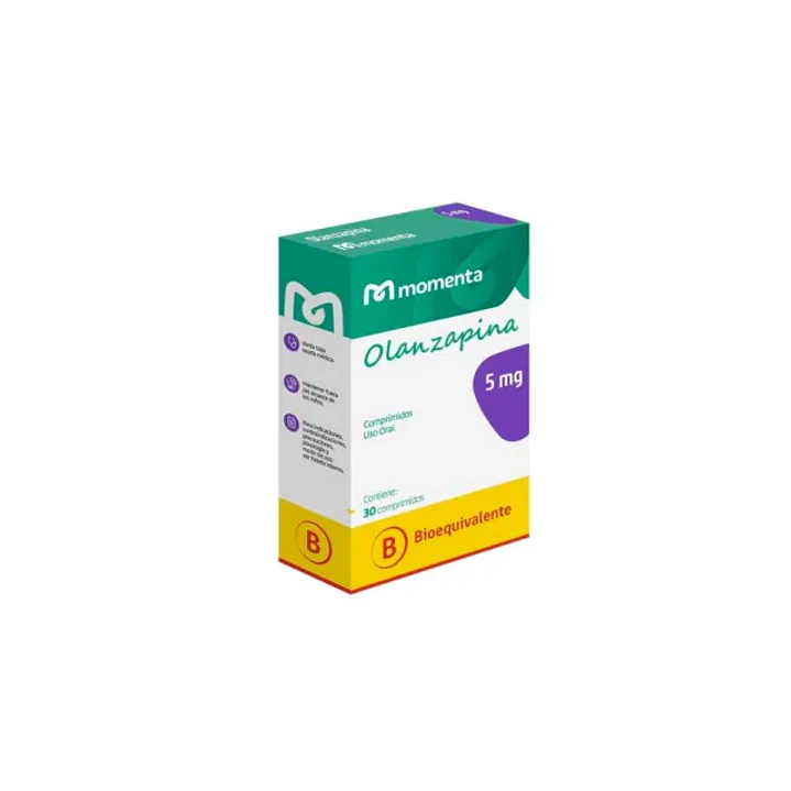 Olanzapina 5 mg x 30 comprimidos  1