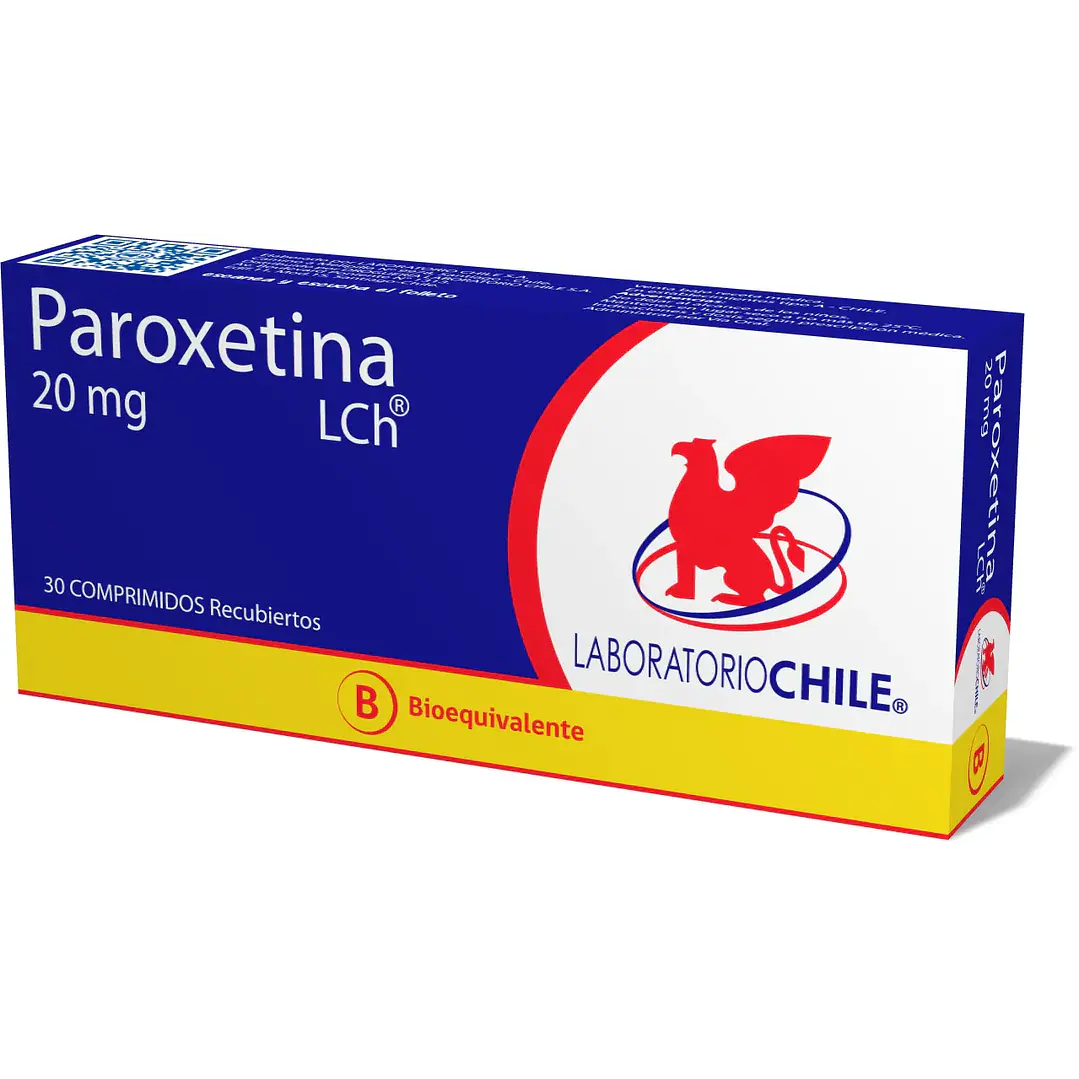 Paroxetina 20 mg x 30 comprimidos recubiertos 1