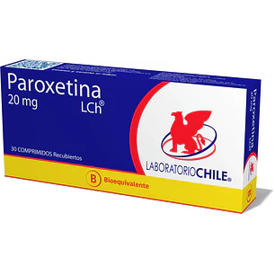 Paroxetina 20 mg x 30 comprimidos recubiertos