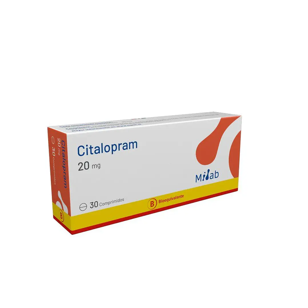 Citalopram 20 mg Mintlab x 30 comprimidos 1