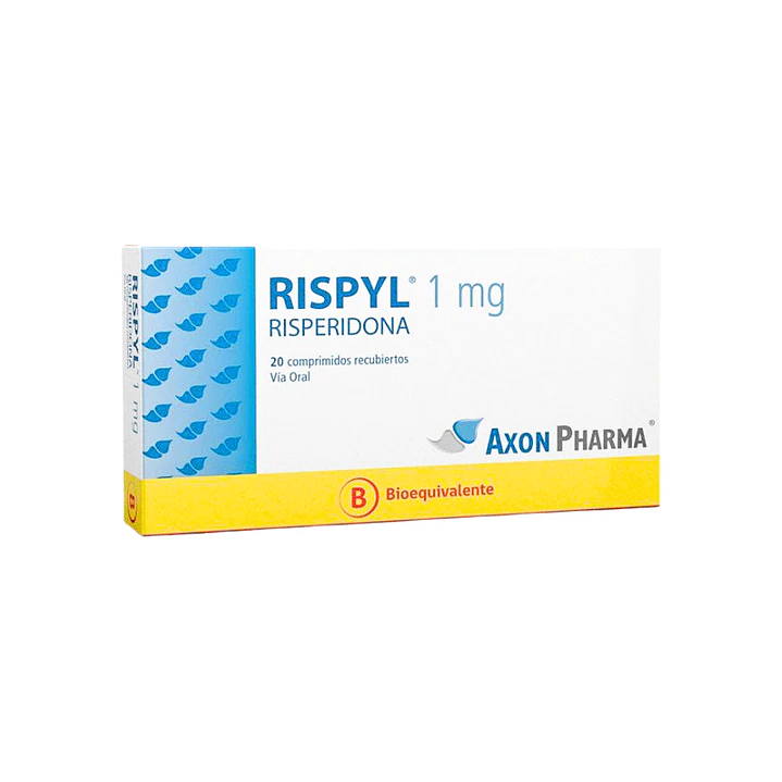 Rispyl Risperidona 1 mg x 20 comprimidos recubiertos 1