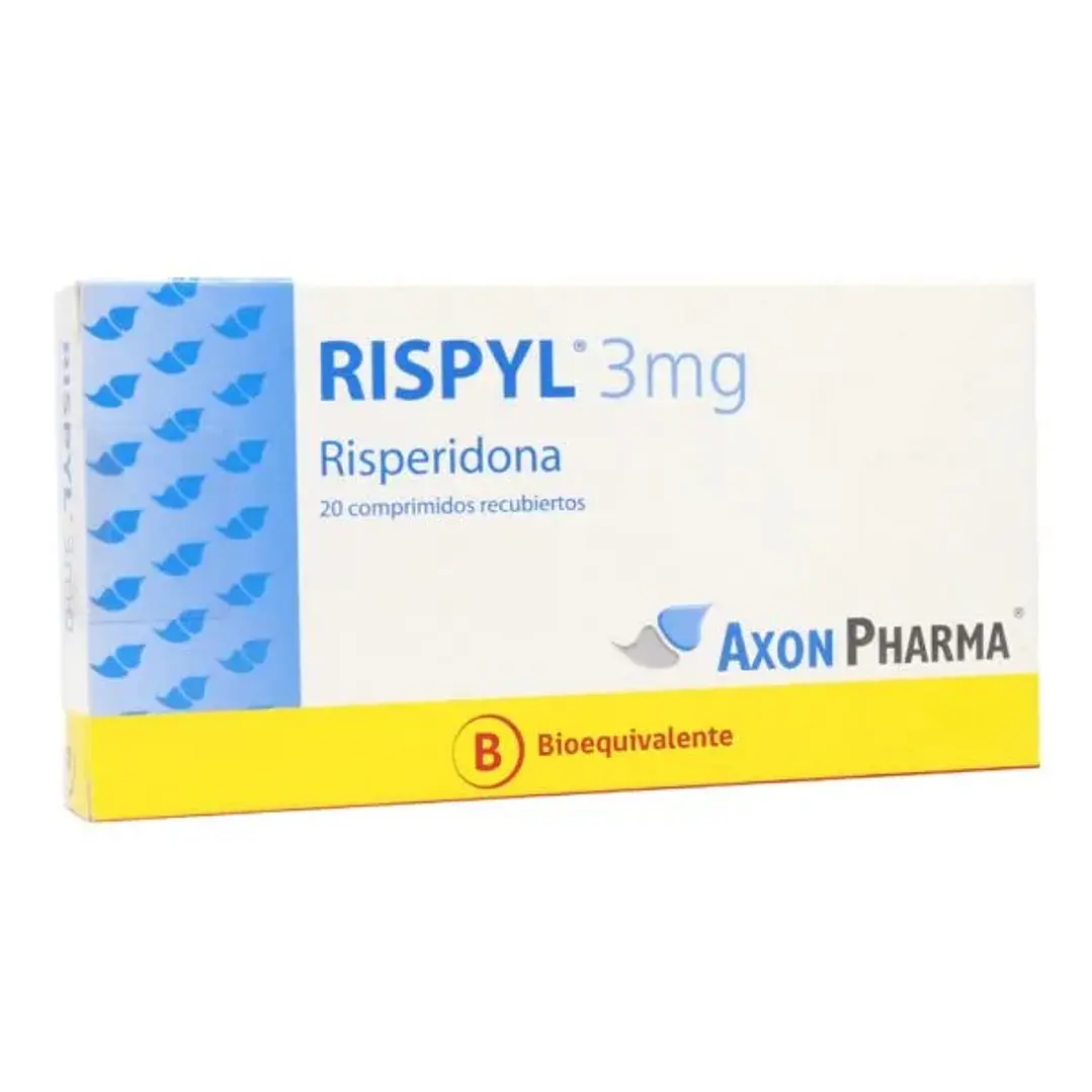Rispyl Risperidona 3 mg x 20 comprimidos recubiertos 1