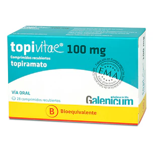 Topivitae 100 mg Topiramato x 28 comprimidos recubiertos