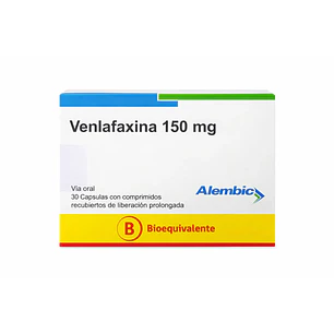 Venlafaxina 150 mg x 30 cápsulas con comprimidos recubiertos LP