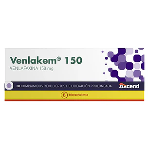 Venlakem 150 mg x 30 comprimidos recubiertos LP